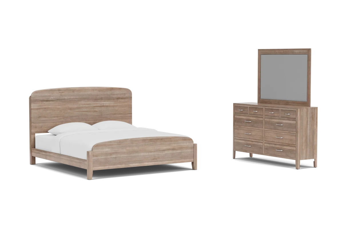 Brighton Maple Pebble Stone King 3-Piece Set placeholder